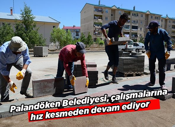 Palandöken Belediyesi, çalismalarina hiz kesmeden devam ediyor