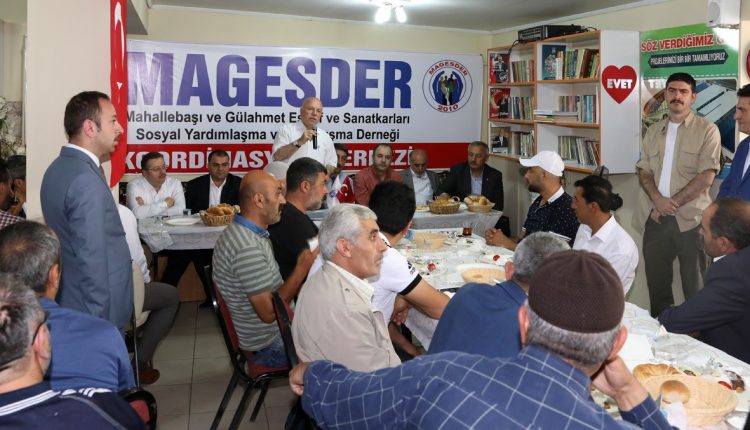 Baskan Sekmen, Mahallebasi, Gülahmet ve Kavaflar’da esnafin sorunlarini dinledi