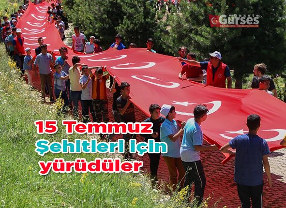 15 Temmuz Sehitleri için yürüdüler