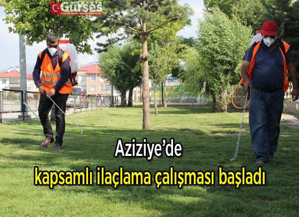 Aziziye’de kapsamli ilaçlama çalismasi basladi