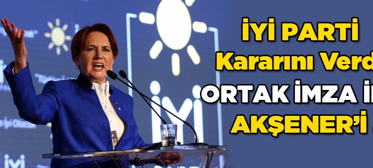 Aytun Çiray: ‘Ortak imza ile Aksener’i aday gösterecegiz