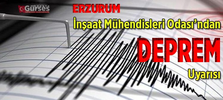 Insaat Mühendisleri Odasi’ndan deprem uyarisi