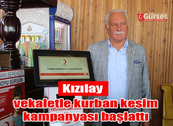 Kizilay vekaletle kurban kesim kampanyasi baslatti