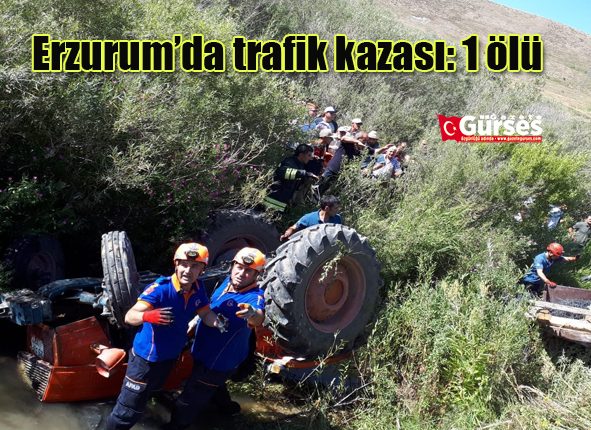 Erzurum’da trafik kazasi: 1 ölü