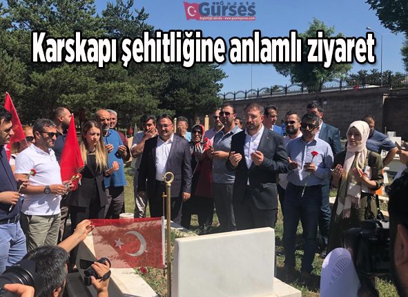 Karskapi sehitligine anlamli ziyaret