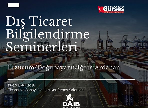 Ihracatçi firmalar için dis ticaret seminerleri düzenlenecek