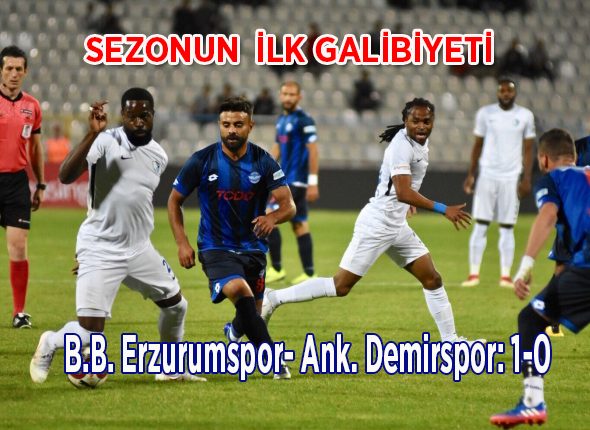 B.B. Erzurumspor- Ank. Demirspor: 1-0