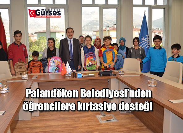 Palandöken Belediyesi’nden ögrencilere kirtasiye destegi