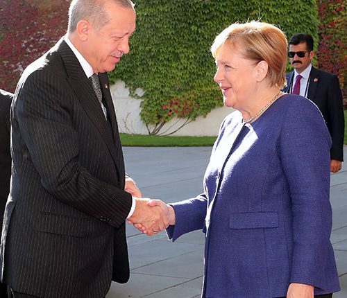 Cumhurbaskani Erdogan, Merkel’le kahvaltida bir araya geldi