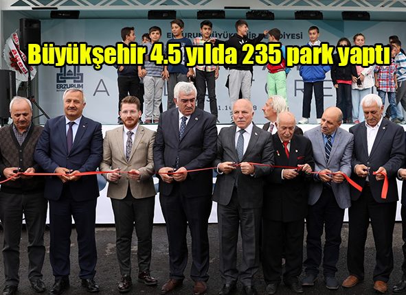 Büyüksehir 4.5 yilda 235 park yapti