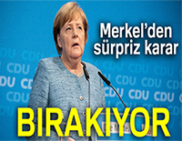 Merkel birakiyor! Yeniden aday olmayacak