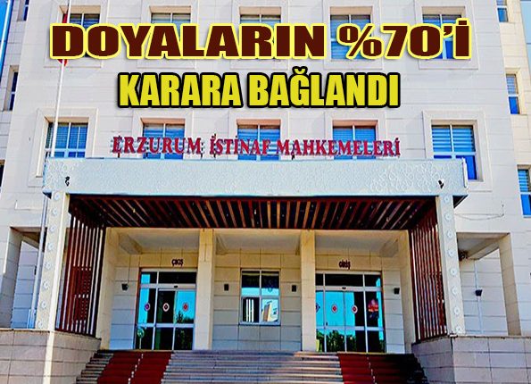 BAM’da 60 bin dosyadan yüzde 65-70’ine karar verildi