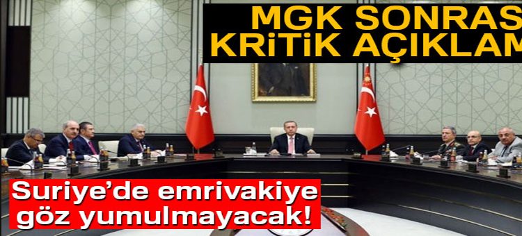 MGK sonrasi kritik açiklama!