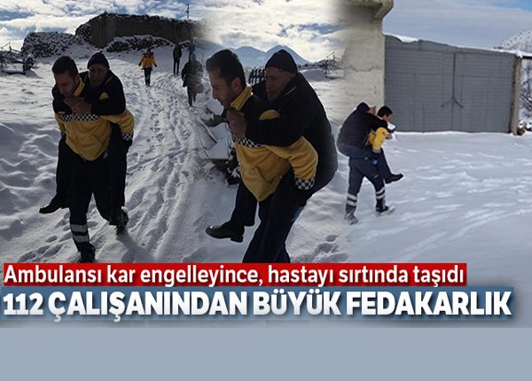 112 çalisanindan büyük fedakarlik