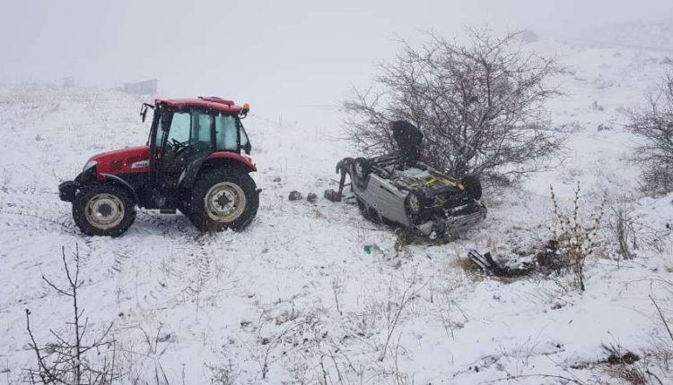 Askale’de trafik kazasi: 1 yarali