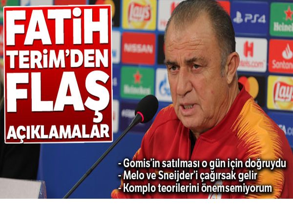 Fatih Terim: ‘Gomis’in satilmasi o gün için dogruydu’