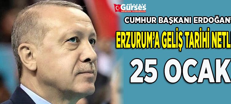 Cumhur Baskani Erdogan’in Erzurum Programi degisti