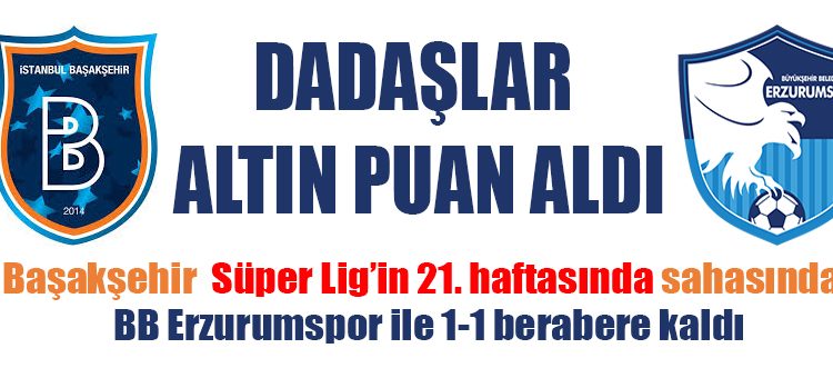 Basaksehir,Erzurumspor ile berabere kaldi