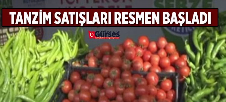 Tanzim Satislari Resmen Basladi