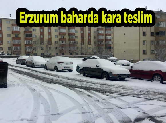 Erzurum baharda kara teslim