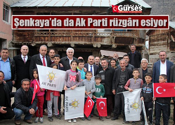 Senkaya’da da Ak Parti rüzgâri esiyor