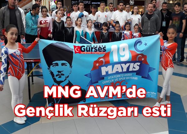 MNG AVM’de Gençlik Rüzgari esti