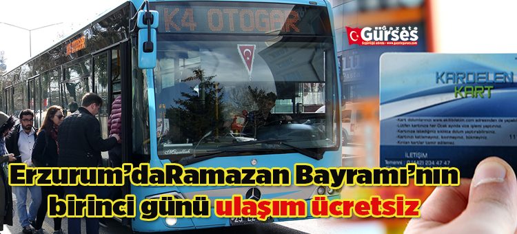 Ramazan Bayrami’nin birinci günü ulasim ücretsiz