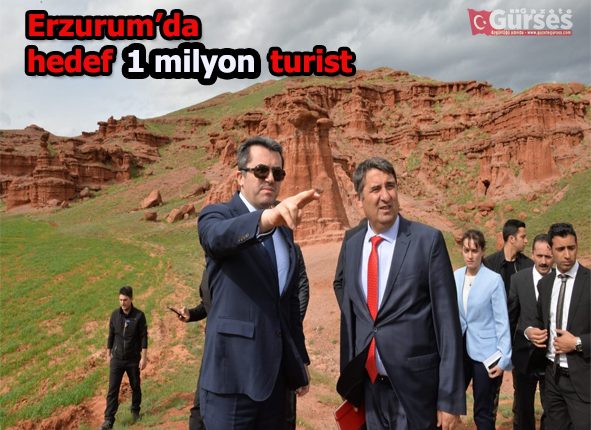 Erzurum’da hedef 1 milyon turist