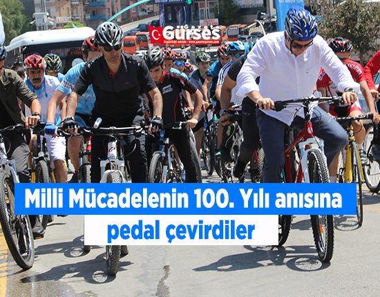 Milli Mücadelenin 100. Yili anisina pedal çevirdiler