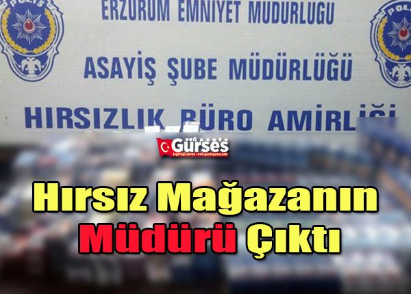 300 bin TL’lik sigara çalan hirsizin magaza müdürü oldugu ortaya çikti