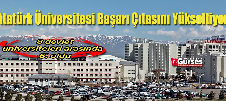 Atatürk Üniversitesi Basari Çitasini Yükseltiyor