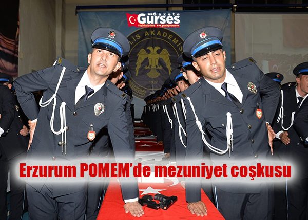 Erzurum POMEM’de mezuniyet coskusu