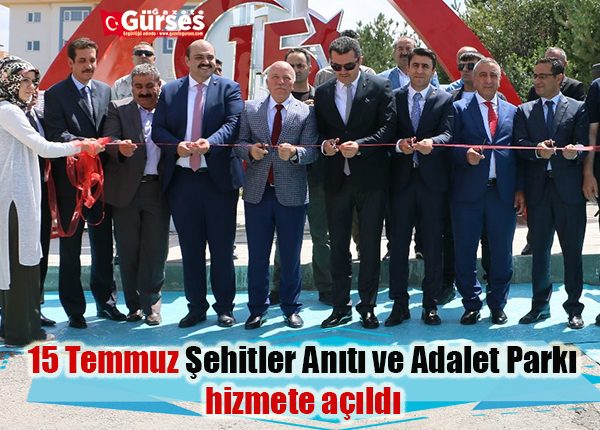 15 Temmuz Sehitler Aniti ve Adalet Parki hizmete açildi