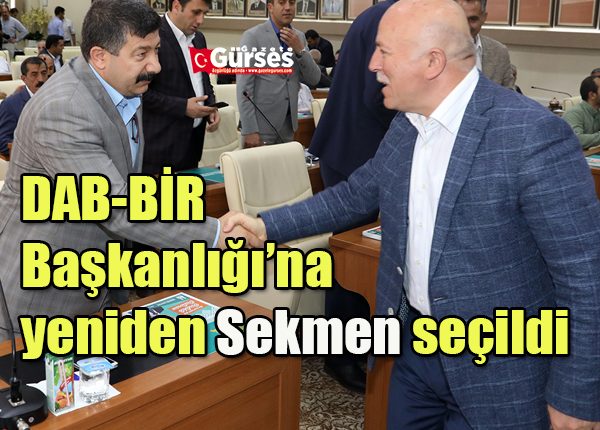 DAB-BIR Baskanligi’na yeniden Sekmen seçildi