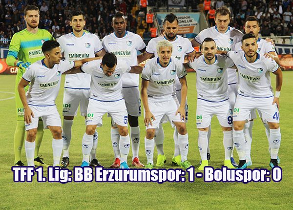 TFF 1. Lig: BB Erzurumspor: 1 – Boluspor: 0