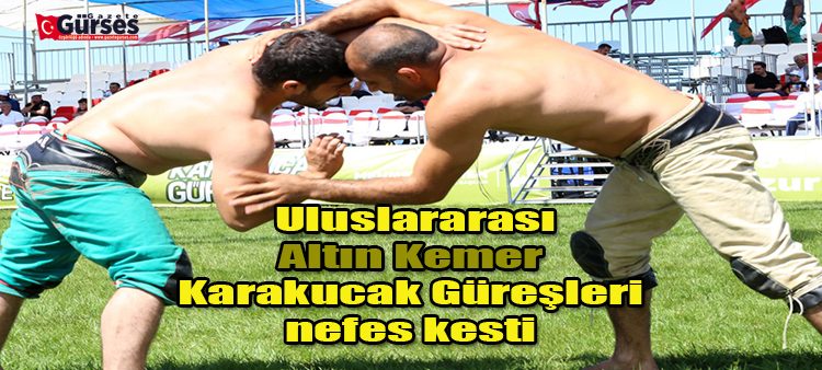 Uluslararasi Altin Kemer Karakucak Güresleri nefes kesti