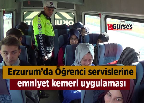 Ögrenci servislerine emniyet kemeri uygulamasi