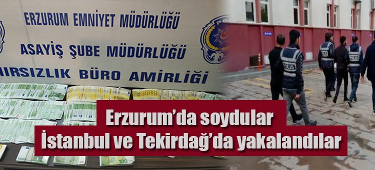 Is yerini soyan hirsizlar Istanbul ve Tekirdag’da yakalandi