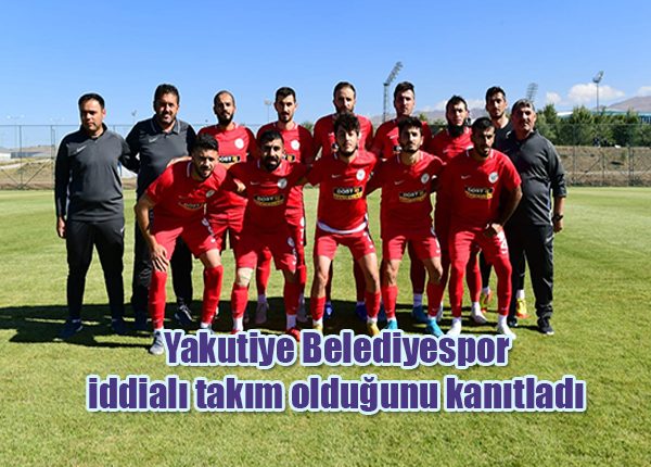 Yakutiye Belediyespor iddiali takim oldugunu kanitladi