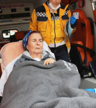 Fatma Girik Ankara’da hastaneye yatirildi