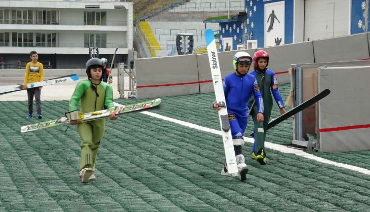 Gürcü sporcularin kamp için tercihi Erzurum oldu