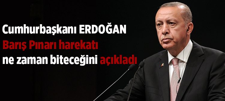 Cumhurbaskani Erdogan’dan Baris Pinari Harekati açiklamasi!