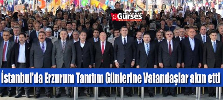 Istanbul’da Erzurum Tanitim Günlerine Vatandaslar akin etti