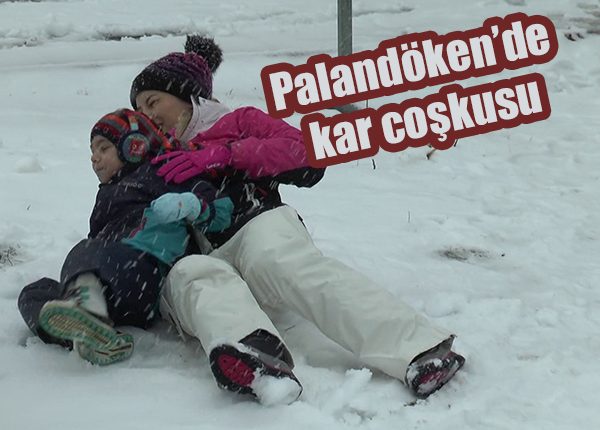 Palandöken’de kar coskusu