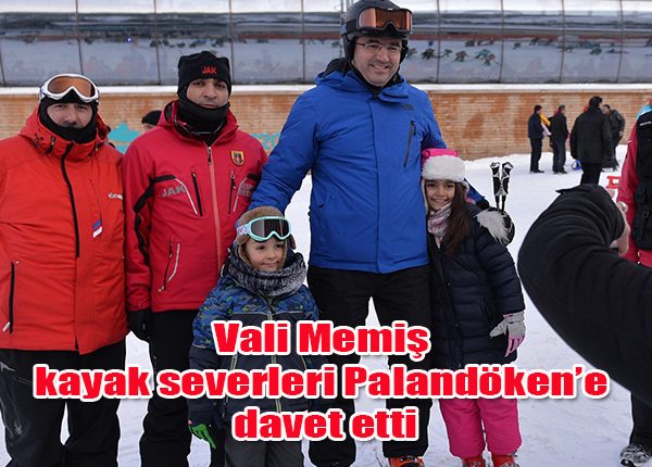 Vali Memis, kayak severleri Palandöken’e davet etti