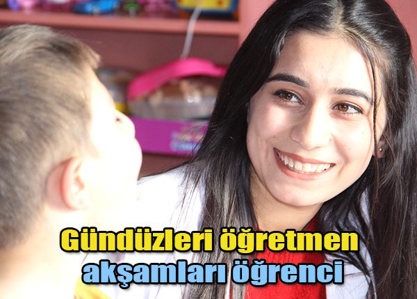 Gündüzleri ögretmen, aksamlari ögrenci