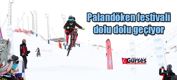 Palandöken festivali dolu dolu geçiyor