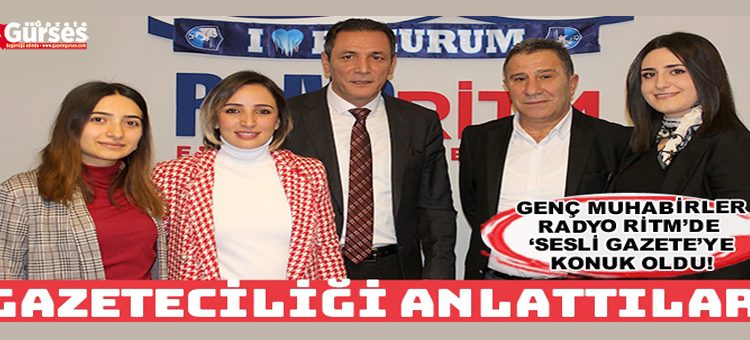 Genç muhabirler Radyo Ritm’de ‘Sesli Gazete’ye konuk oldu