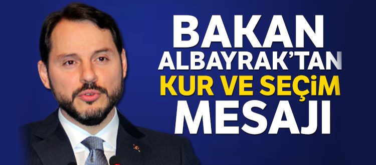 Hazine ve Maliye Bakani Albayrak’tan önemli mesajlar