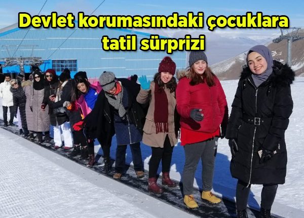 Devlet korumasindaki çocuklara tatil sürprizi